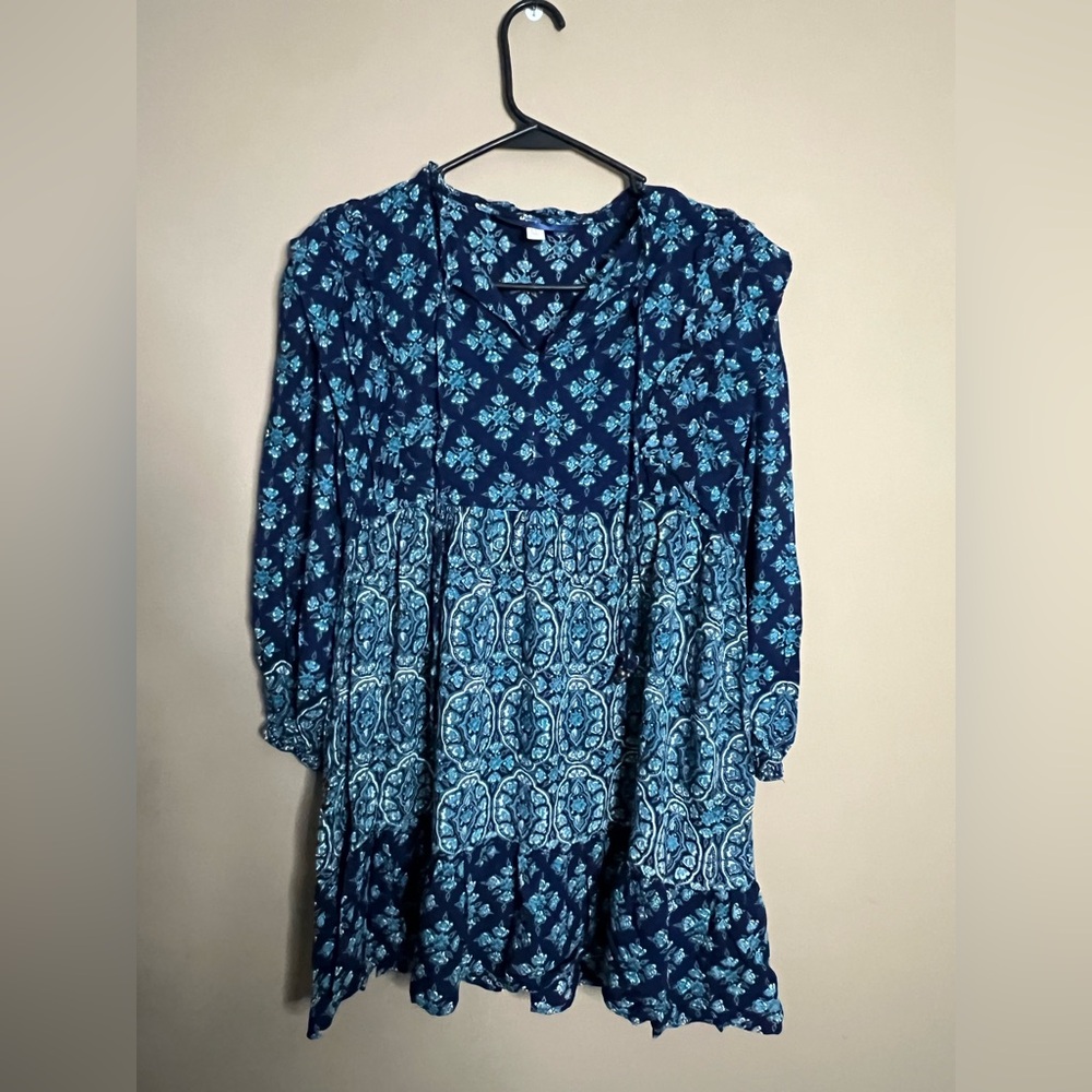 Paisley Long Sleeve Dress